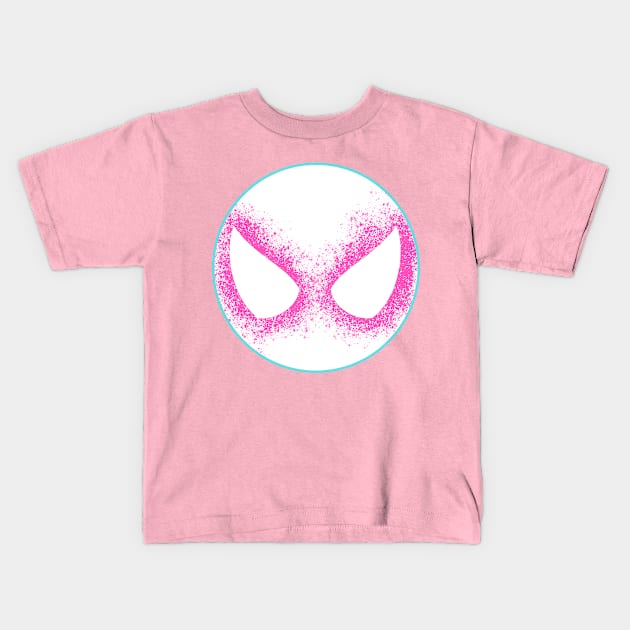 Ghost spider logo Kids T-Shirt by Saly972